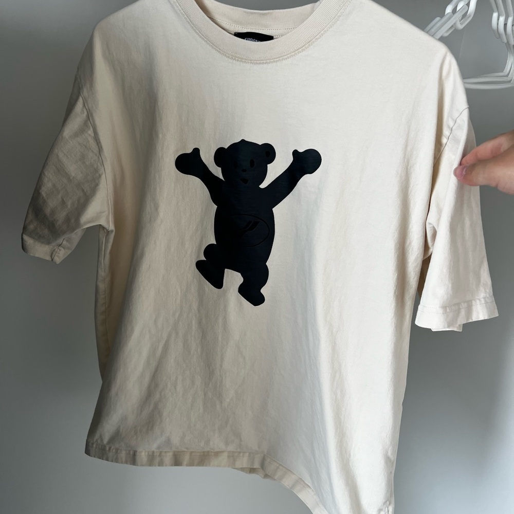 Women’s Graphic Tee with Black Bear design
